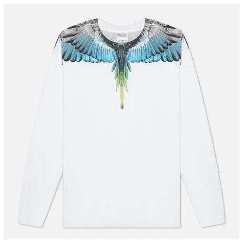 Мужской лонгслив Marcelo Burlon Wings Regular белый , Размер XL