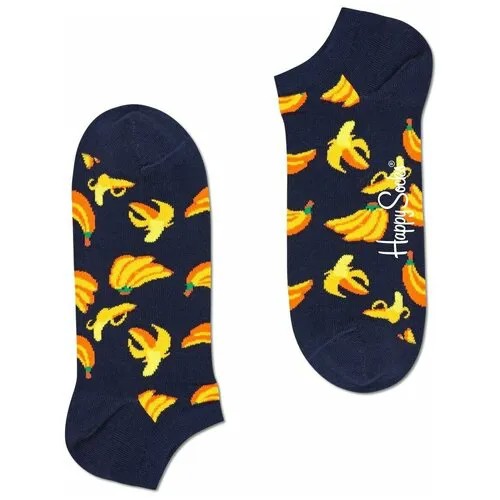 Низкие носки унисекс Banana Low Sock с бананами, темно-синий, 25