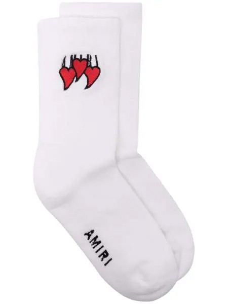AMIRI носки с вышивкой