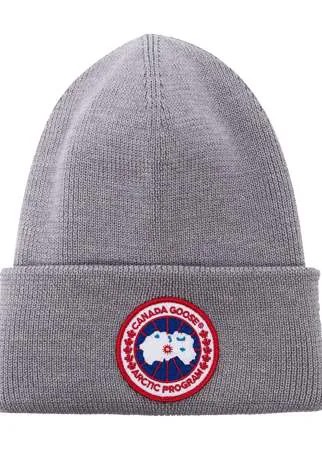 Canada Goose шапка бини Arctic Disc в рубчик