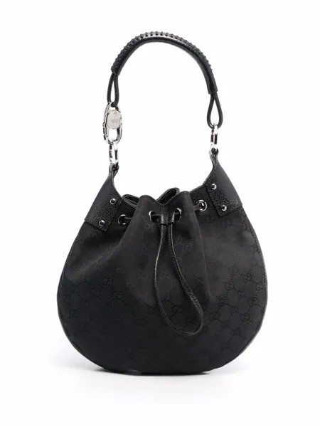 Gucci Pre-Owned сумка 2010-х годов с кулиской и монограммой