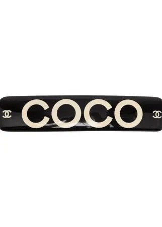 Chanel Pre-Owned заколка для волос CC Coco 2001-го года