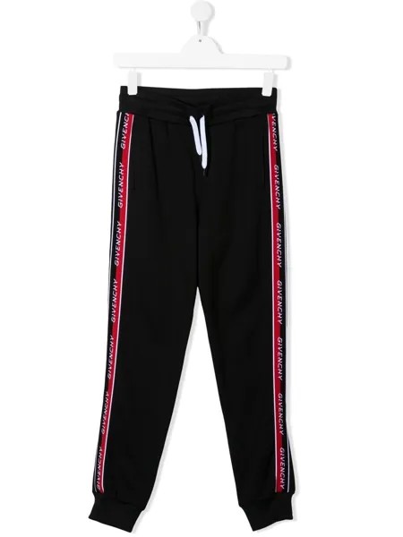 Givenchy Kids спортивные брюки с логотипом