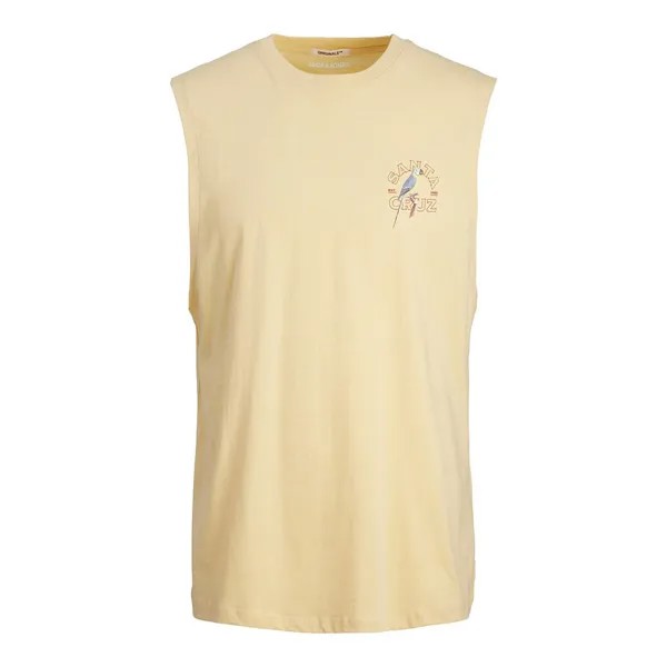 Футболка Jack & Jones Mykonos sleeveless T-shirt, желтый