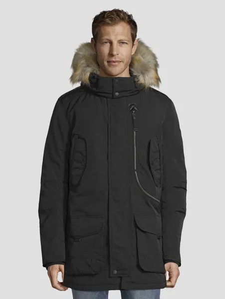 Парка мужская TOM TAILOR 1023629 черная XL