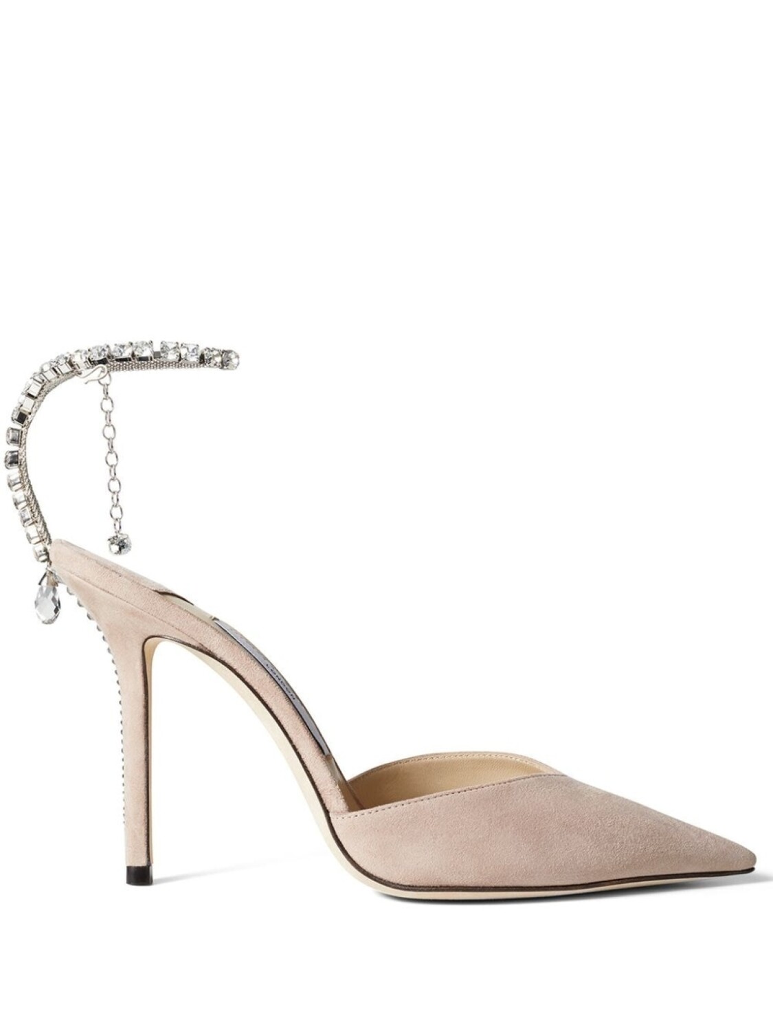 Jimmy Choo туфли Saeda 100, нейтральный цвет