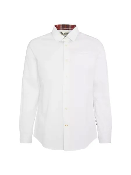Трикотажная рубашка-поло с длинными рукавами Bassington Barbour, серый