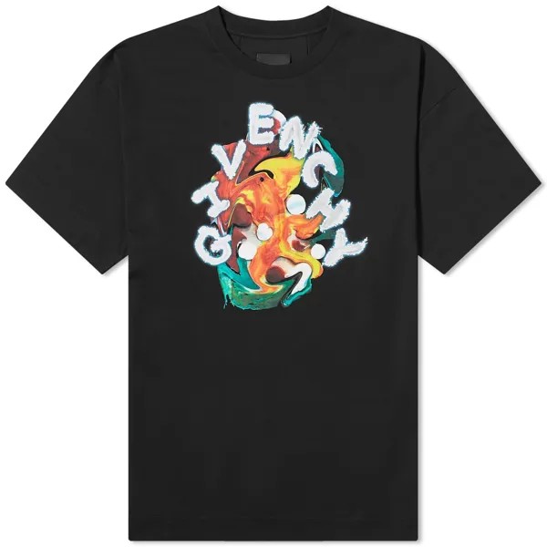 Джинсы Givenchy Paint Logo T-Shirt, черный