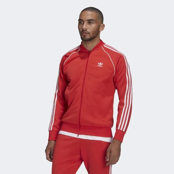 Олимпийка мужская Adidas Sst P Track Jacket красная 2XL