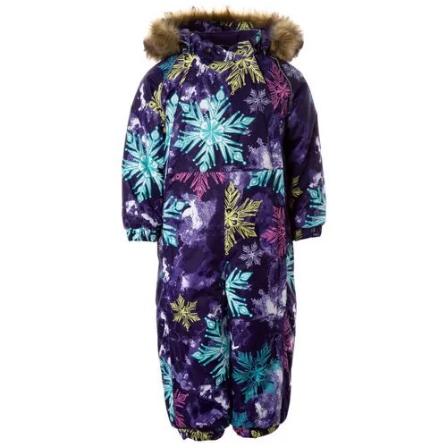 Комбинезон Huppa Keira, размер 68, , dark lilac pattern