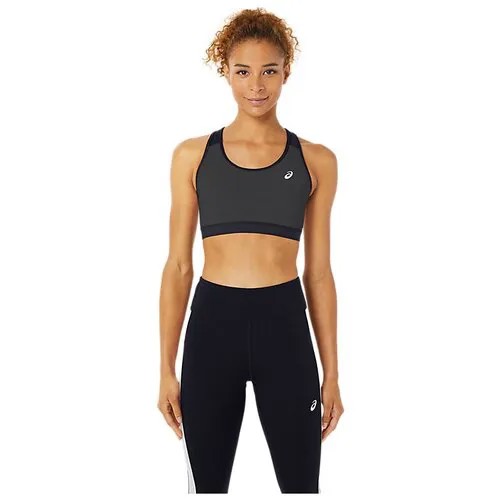 Топ спортивный ASICS COLOR BLOCK BRA III, 1 шт., размер XS, чёрный