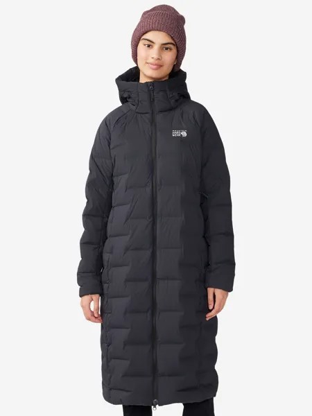Пуховик женский Mountain Hardwear Stretchdown Long Parka, Черный