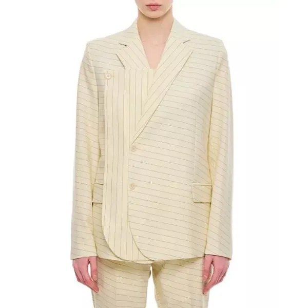 Куртка pannelled blazer J.W. Anderson, бежевый