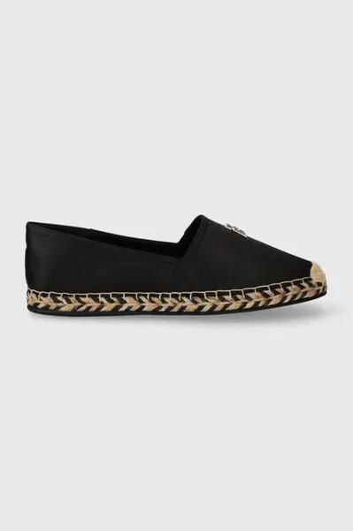 Эспадрильи TH SATIN FLAT ESPADRILLES Tommy Hilfiger, черный