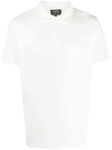 A.P.C. рубашка поло с накладным карманом