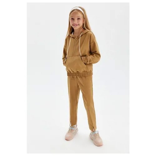Брюки спортивные SILVER SPOON SSLSG-128-26815-724 (Коричневый, Девочка, 8 лет / 128 см)
