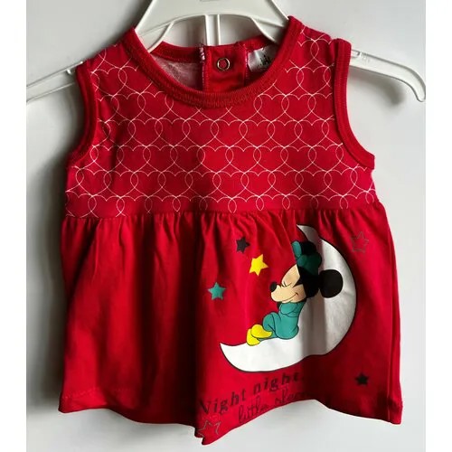 Платье, размер 3-6 месяцев, красный