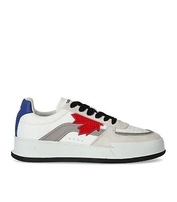 Dsquared2 Canadian White Blue Sneaker Мужчина