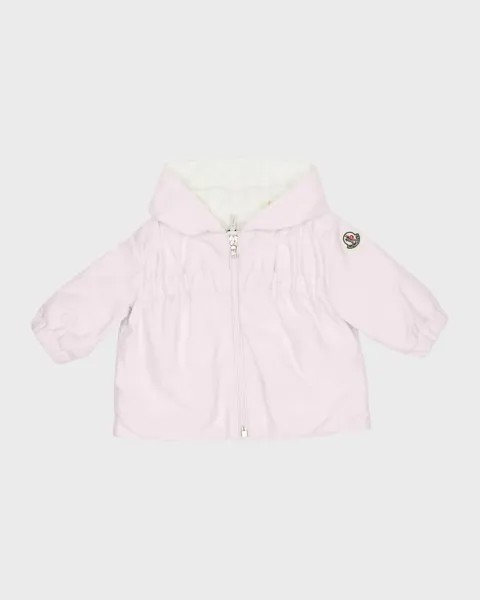 Ветрозащитная нейлоновая куртка Raka для девочек, размер 12M-3 Moncler, цвет Rose Pink