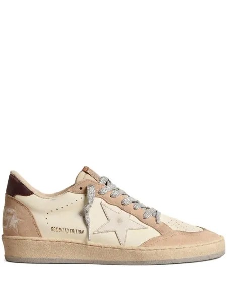Golden Goose Ball-Star low-top panelled sneakers, нейтральный цвет