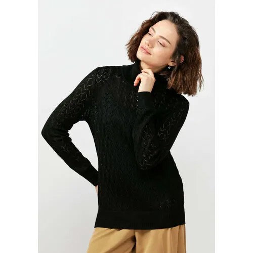 Свитер VIVAWOOL, размер 52, черный