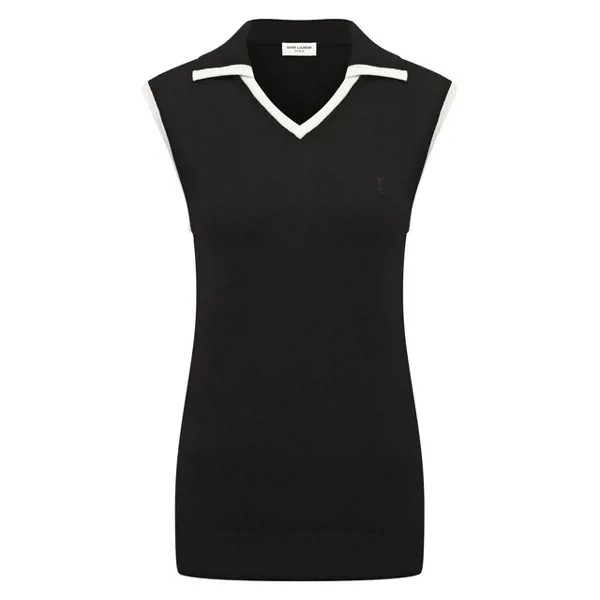 Хлопковое поло Saint Laurent