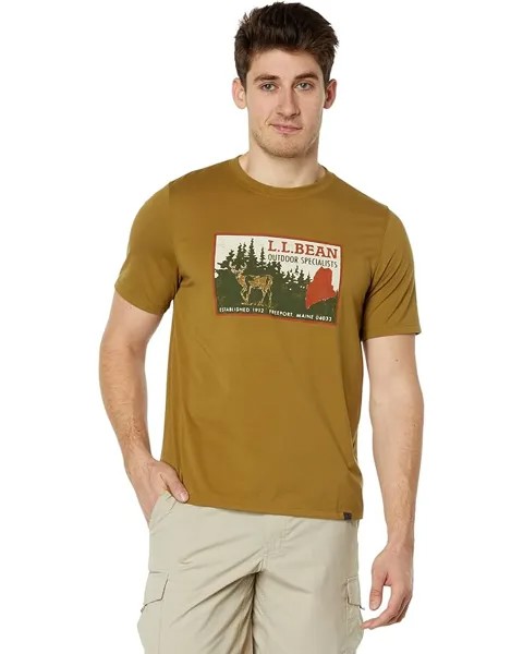 Футболка L.L.Bean Hunter's Graphic, цвет Fatigue Green