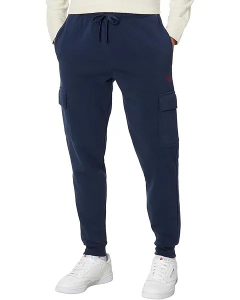 Брюки U.S. POLO ASSN. USPA Cargo Fleece Jogger, цвет Classic Navy