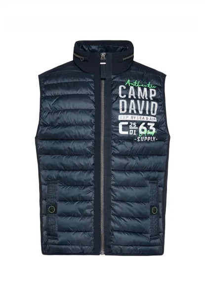 Утепленный жилет CAMP DAVID 'Jackets CAD Blue HW 22', темно синий