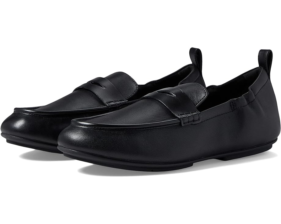 Лоферы FitFlop Allegro Leather Penny Loafers, цвет All Black