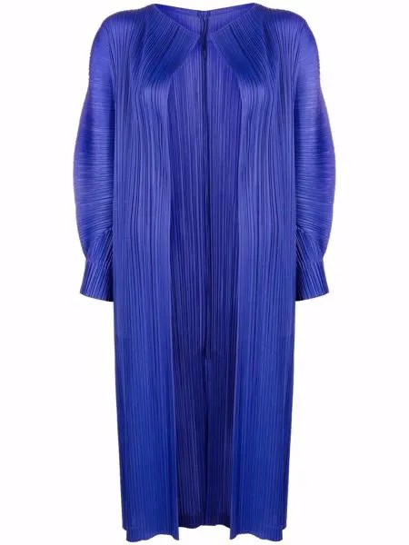 Pleats Please Issey Miyake плиссированное пальто