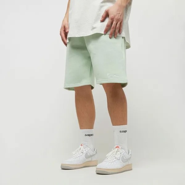 Маленькие фирменные спортивные шорты Essential Karl Kani, цвет light green