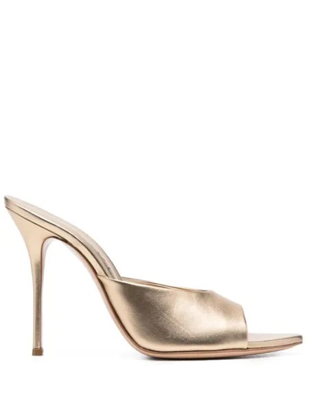 Casadei мюли Julia Ilary Flash 115, золотистый