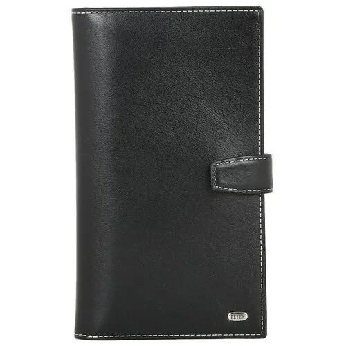Портмоне Petek 1855 557.000.KD1, фактура гладкая, черный