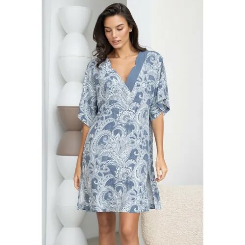 Туника MIA-AMORE, размер 2XL/3XL, синий/белый