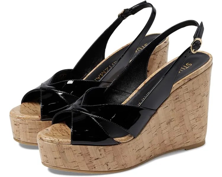 Туфли Stuart Weitzman Carmen Wedge, черный