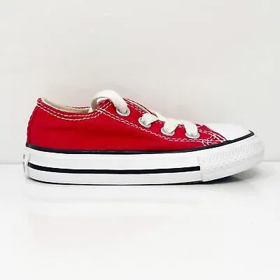 Converse Boys Chuck Taylor All Star OX 7J236 Красные повседневные кроссовки, размер 5