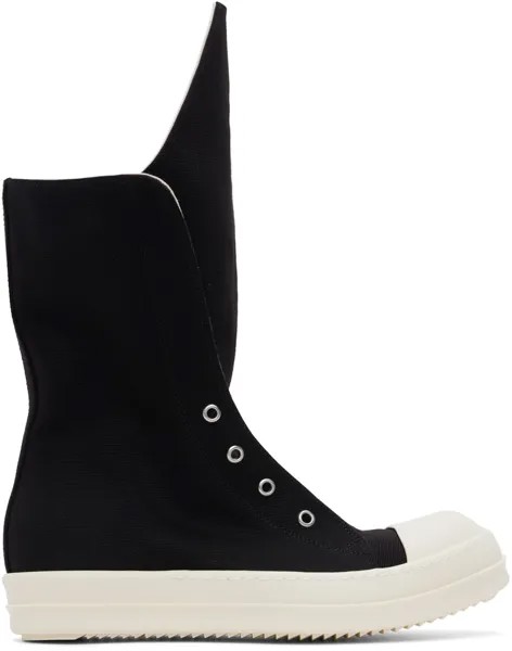 Черные кроссовки Barre Boot Rick Owens Drkshdw