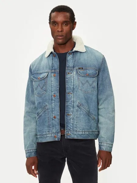 Джинсовая куртка стандартного кроя Wrangler, синий