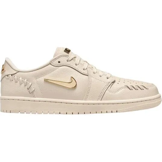 Кроссовки WMNS Air Jordan 1 ММ Low, цвет Legend Lt Brown/Mtlc Gold