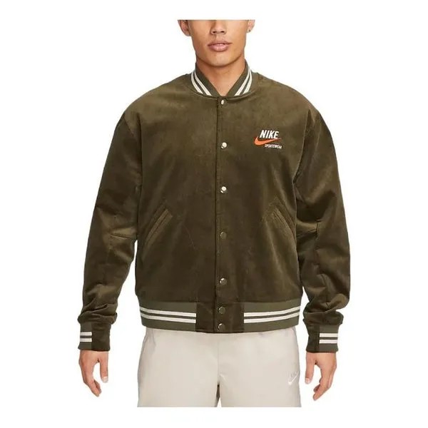 Куртка Nike Trend Bomber Jacket 'Green', зеленый