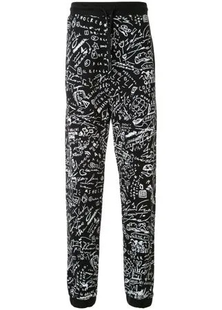 Marcelo Burlon County of Milan спортивные брюки с принтом