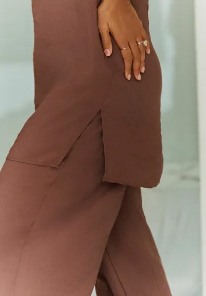 Топ COORD LONGLINE- REGULAR FIT Next, коричневый