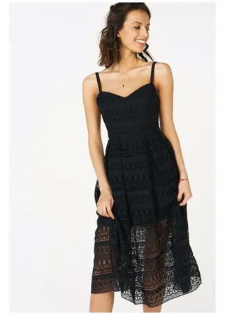 Платье-сарафан двухслойное T-Skirt SS17-28-0447-FS Черный 44