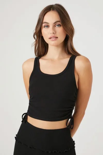 Пижамная майка на шнурке Forever 21, черный