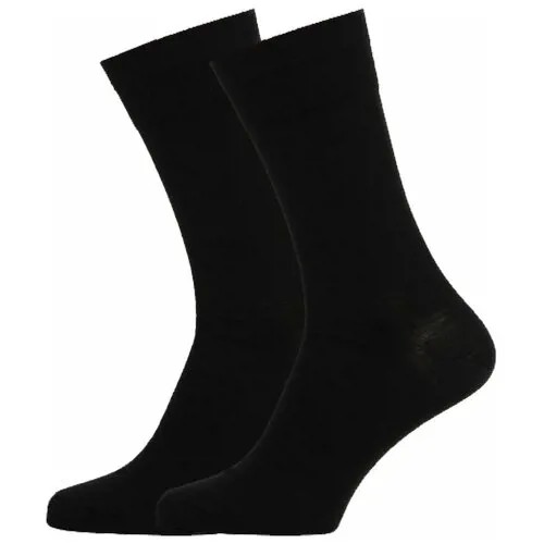 Медицинские носки мужские Пингонс 7В29, шерсть 90%, Чёрный, 25 (размер обуви 39-41)