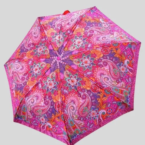 Мини-зонт Sponsa, розовый, красный