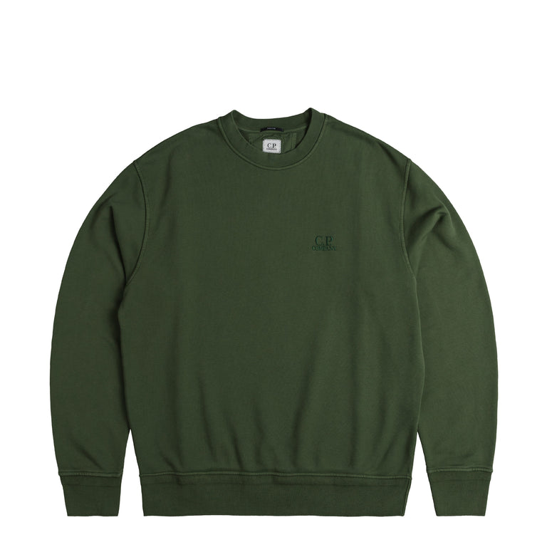 Свитер .P. ompany otton Diagonal Fleece Logo Sweatshirt C.P. Company, цвет duck geen