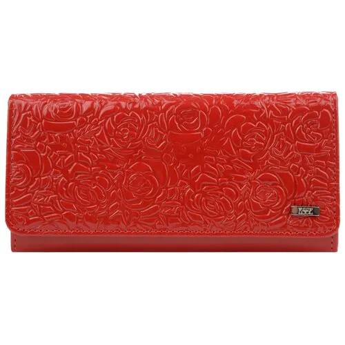 Женский кошелек ESSE 57410 из натуральной кожи, красный