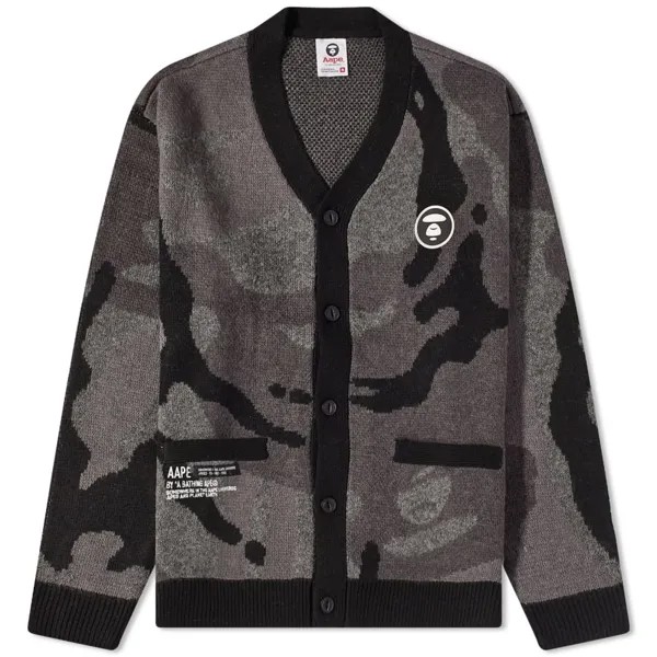Джемпер AAPE Badge Logo Camo Cardigan